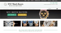 Desktop Screenshot of nycwatchbuyers.com