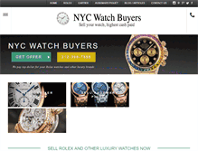 Tablet Screenshot of nycwatchbuyers.com